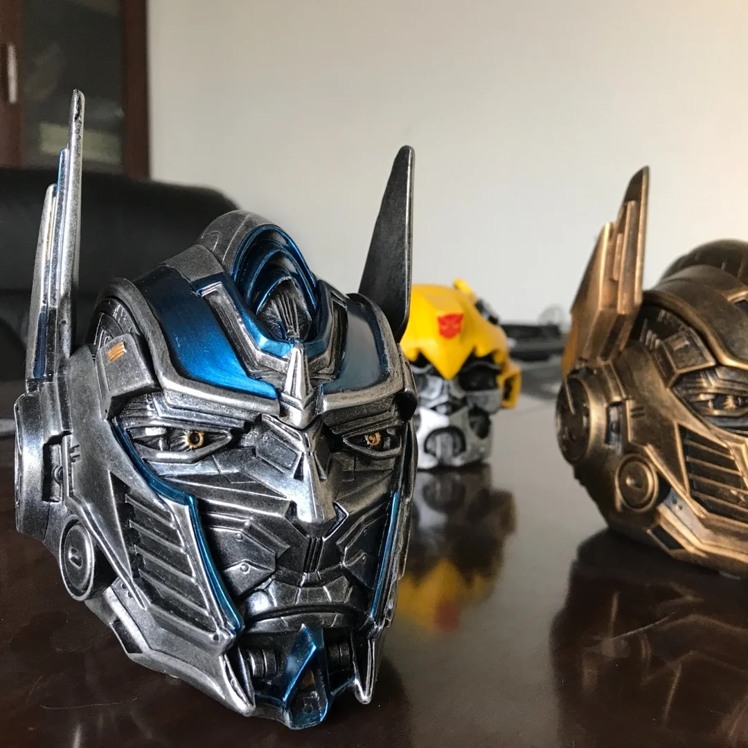 Creative Ashtray Anime personality flower pot ornaments send boyfriend gift Transformers Optimus Prime head ornaments