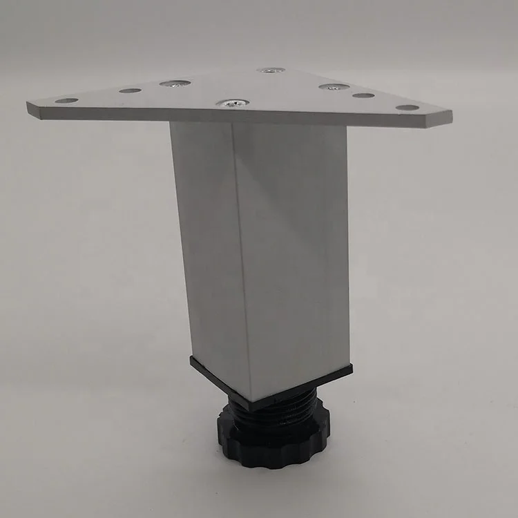 square style adjustable metal furniture legs wholesale replacement