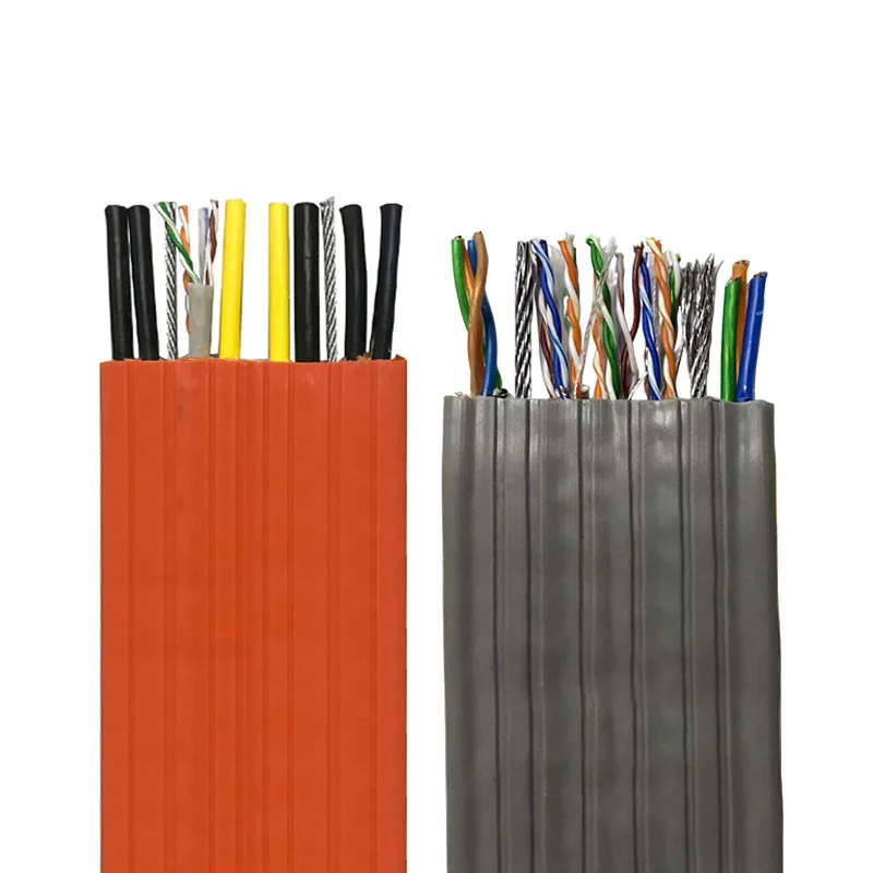 Tvvb Tvvbg Tvvbp Tvvbpg Lift Travelling Cable Elevator Shielded flat cable for Elevator lift travelling flat cable