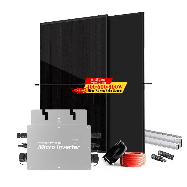 Полная Балконная солнечная энергетическая система SOEASY 800 Вт Plug-and-Play PV Hub Micro Store для квартирных балконов