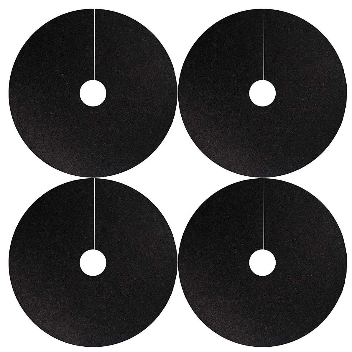 Brand Hot Selling Circular Non-Woven Fabric  Reusable Biodegradable Weed And Tree Resistant Barrier Pad