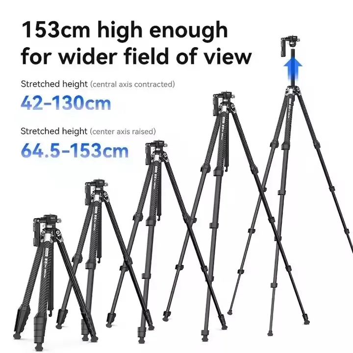 Ulanzi TT07 OMBRA Claw: Aluminum Alloy Tripod for DSLR Cameras and Smartphones, with Quick Release and Teleprompter