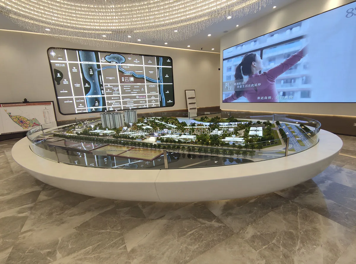 1:150  miniature architectural scale model building scale model for real estate model