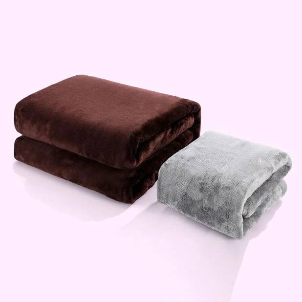 electronic blanket Winter Comfort Electric Blanket 110V Fleece Heated Adjustable Heating Level Washable Super Soft Warm Blankets