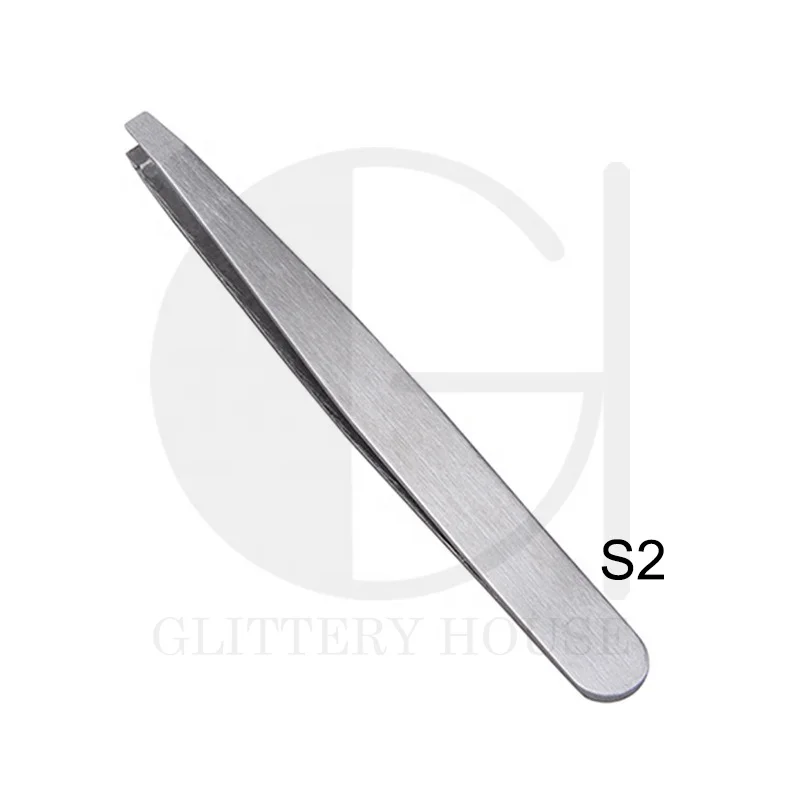 
wholesale stainless steel tweezer for eyebrow eyelash makeup tools private label removal tweezers eyelash extension for eyebrow 
