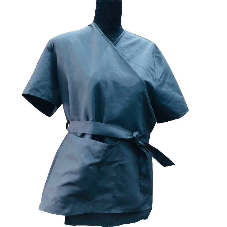 2021 recycled polyester hair salon cape kimino RPET barber salon protection kimono