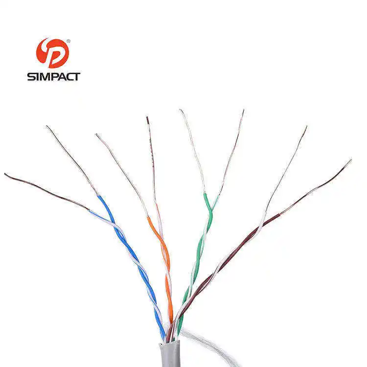 Factory Supply High Quality Pvc/Pe/Lszh/Cmp/Cmr Jacket 1000Ft 4Pr 24Awg Cable Utp Cat 5E Outdoor Copper