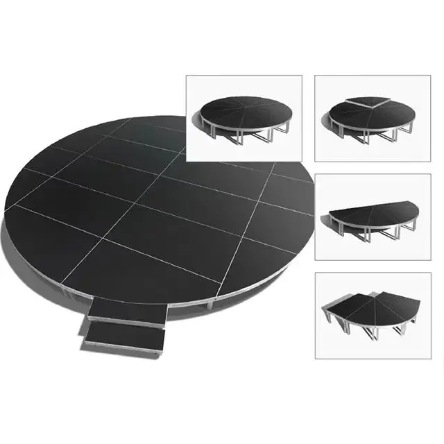 Versatile Professional Music Concert Aluminum Stage 40ft Plywood Concert Stage Flooring Competitive Price Made in China