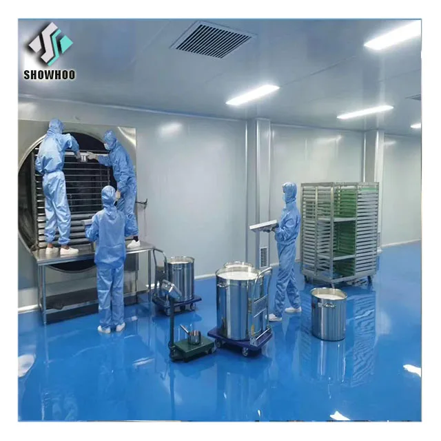 large-scale steel structure prefabricated milk parlor  prebuilt yogurt/juice/pure water processing plant shed house building