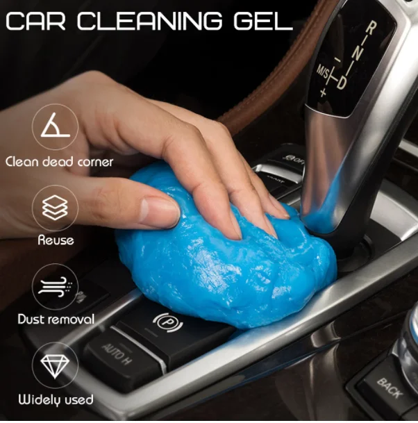 Car Wash Interior Car Cleaning Gel Slime For Cleaning Machine Auto Vent Magic Dust Remover Glue Computer Keyboard Dirt Cleaner