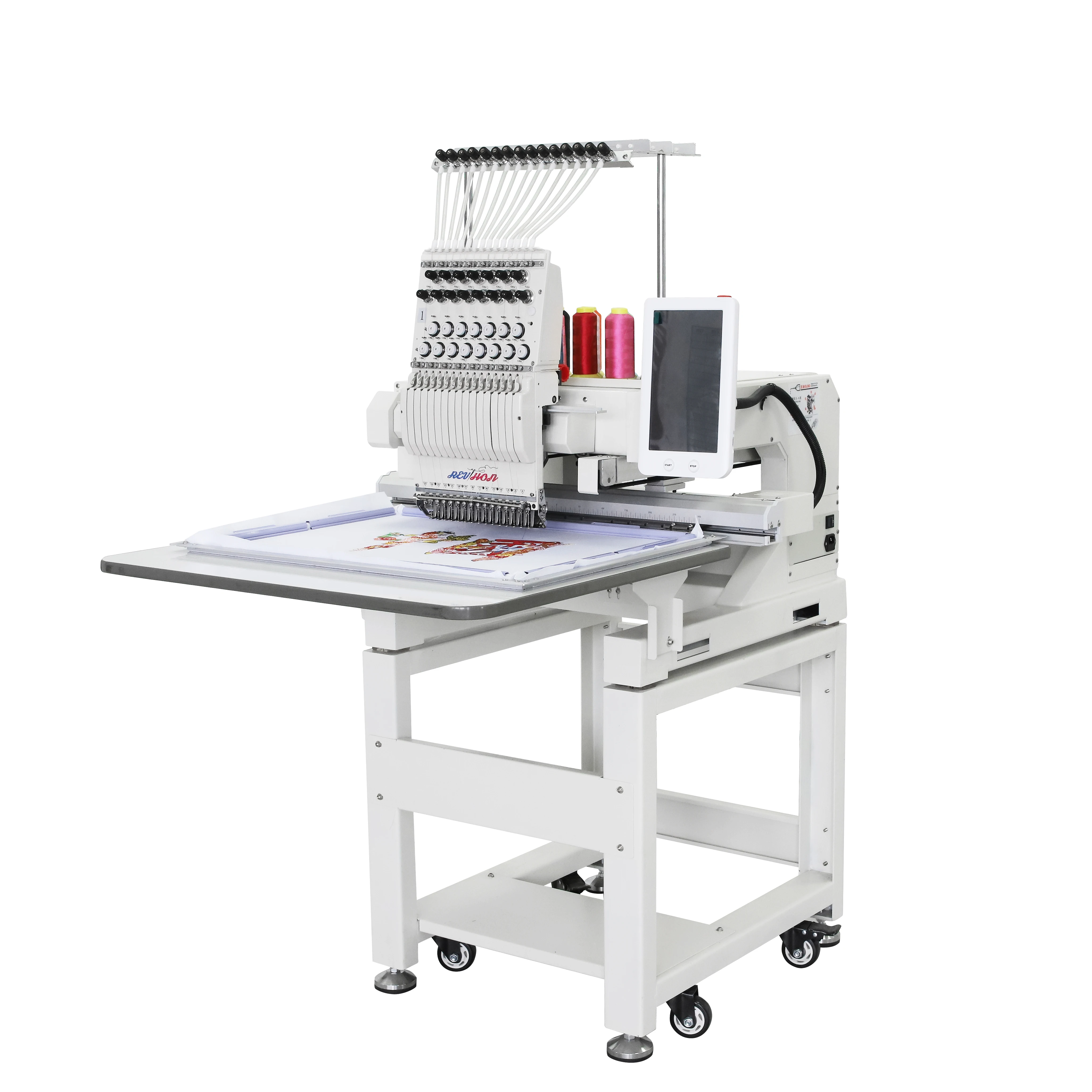 QHM New computerized embroidery machine single head embroidery machine for hats