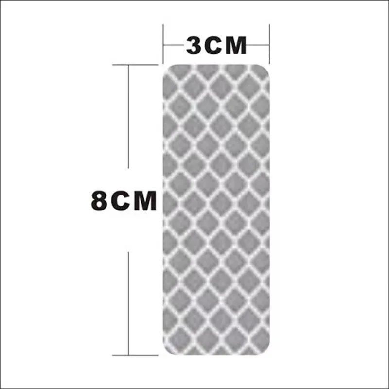 Customized Colored Waterproof EGP Reflective Warning Sticker for Cars & Motorcycles Enhances Night Visibility for Helmet Safety