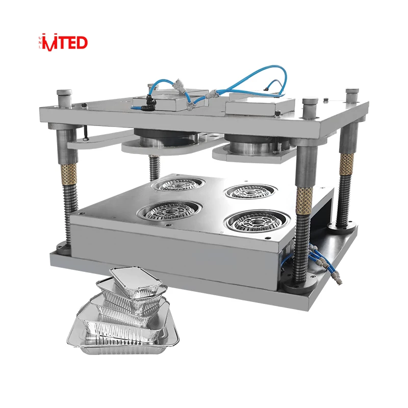 RZLH-MJ high-output disposable containers aluminum meal tray aluminum foil container making machine