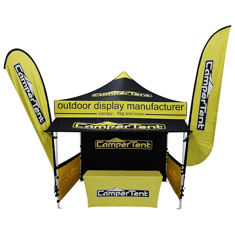 Folding Custom 10x10 3x3 Pop up Aluminium Awning Outdoor Marquee Gazebo Canopy Pop up Trade Show Tent for Events