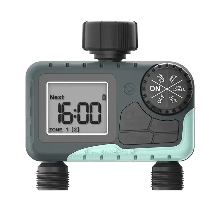 2 outlets sprinkler digital garden water timers
