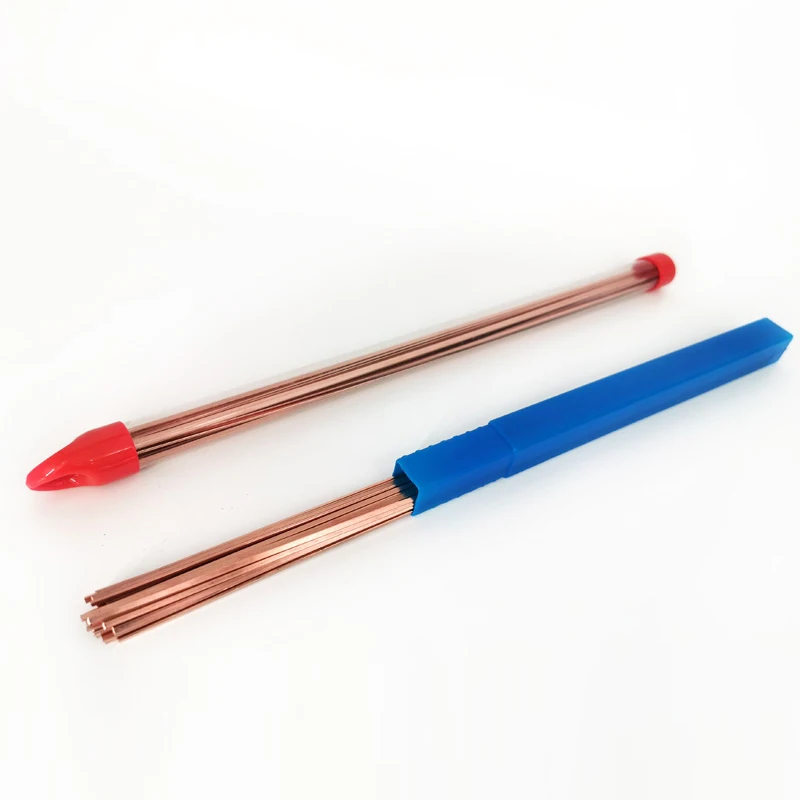 BCuP-2 BCuP-3 BCuP-5 BCuP-6 welding wires silver phos copper brazing welding rod flat rod