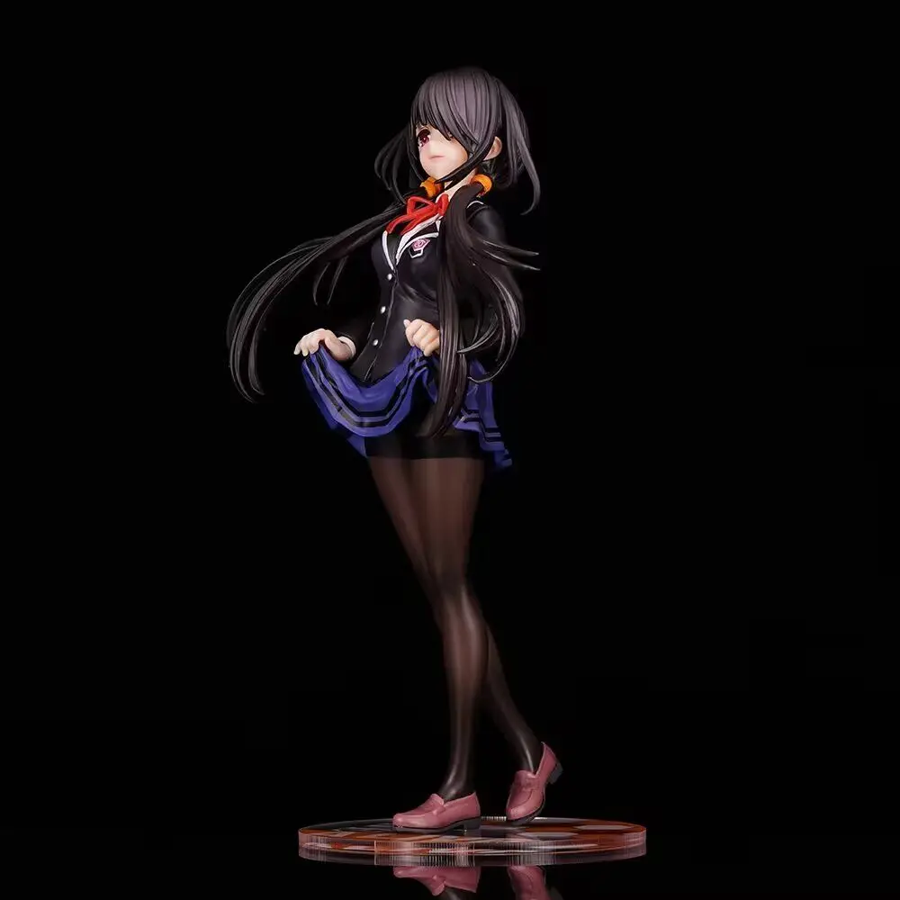 22 5 см новое свидание живая Tokisaki Kurumi/Nightmare сексуальное черное платье коллекционная игрушка ПВХ аниме фигурка