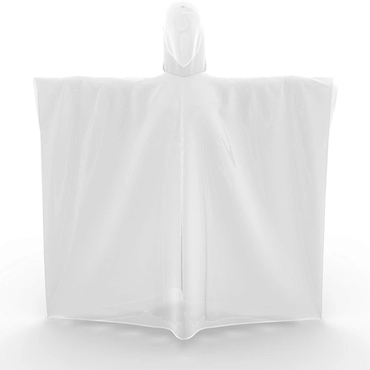 0.035mm thickness rain poncho easy take premium quality waterproof emergency using