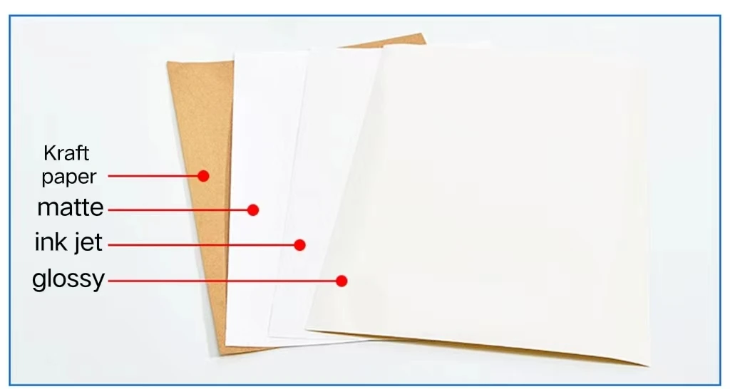 100 Sheets Super Quality Best Sell Wholesale Custom A4 Self Adhesive Stickers