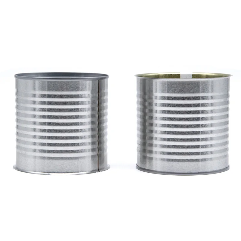 883# Round 3 Piece Can Empty Tin Can for Food Packaging