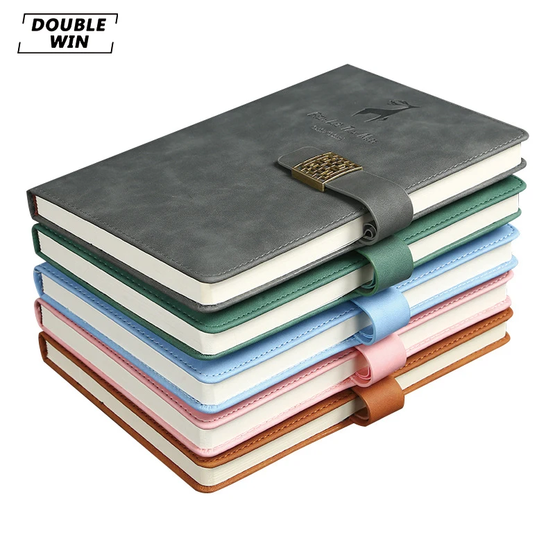 2023 блокнот А5 из искусственной кожи с логотипом на