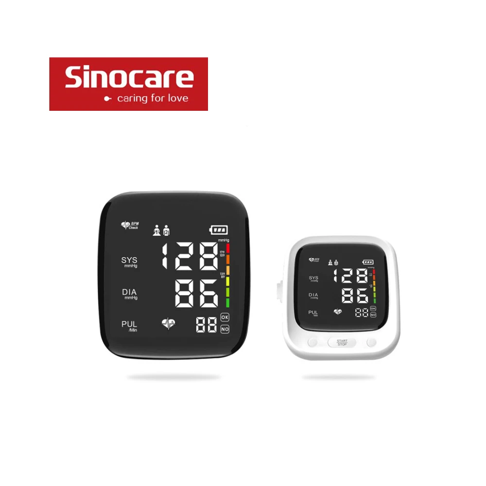 Sinocare Electronic Blood Pressure Meter Sphygmomanometer Pressure Machine Tensiometro Blood Pressure Monitor Esfigmomanometro