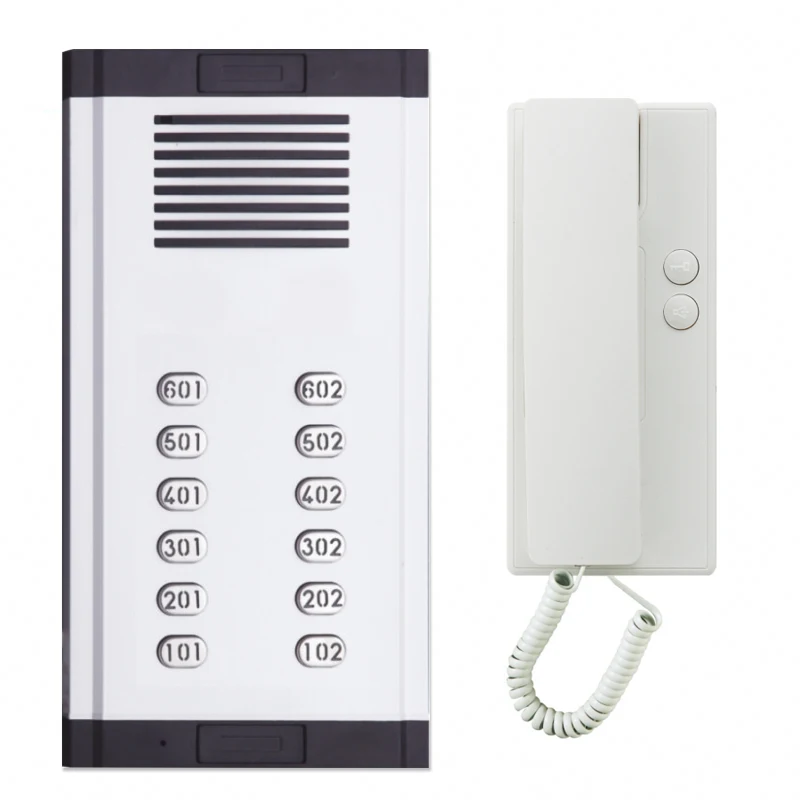 Aitdda Mult-Unit Apartment Ring Door Phone IP TCP Network Audio Building Intercom System Waterproof Access Control Doorbell