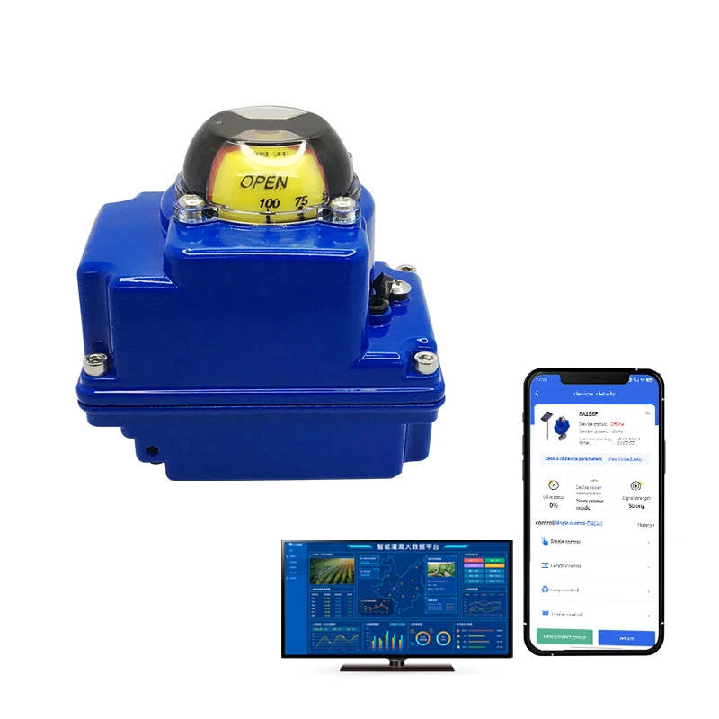 169 433 868 915MHz LoRa frequency Enable Solar powered High Pressure 800lbs-2500lbs Forged 1PC 2PC 3PC Motorized Ball Valve