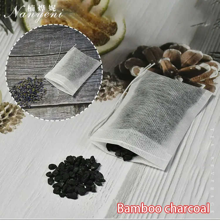 Non woven fabric for  heat seal Tea Packing Bag 13*18cm