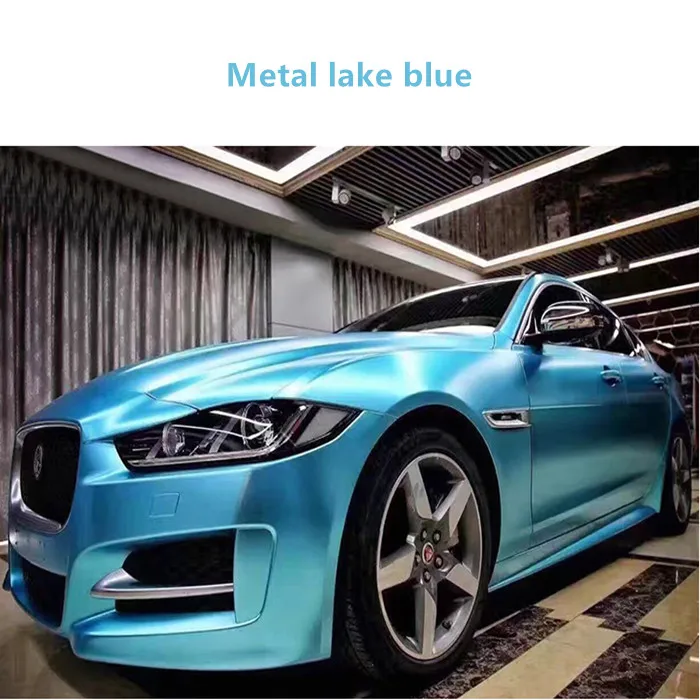 Best Quality Matte Satin Chrome Metallic Car Vinyl Wrap Film Bubble Free For Car Wrapping Foil