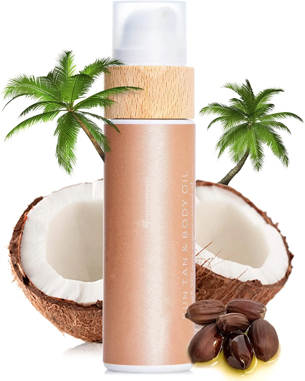 QQLR OEM Dark Tanning Oil Brown Tanner Bali Body SPF6 226.8ml Gold Australian Intensifier Dark Tanning
