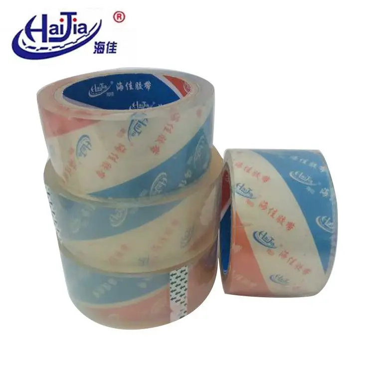 Strong Single Side Adhesive Packing Tape Jumbo Rolls No Discoloration Bopp Carton Sealing Tape