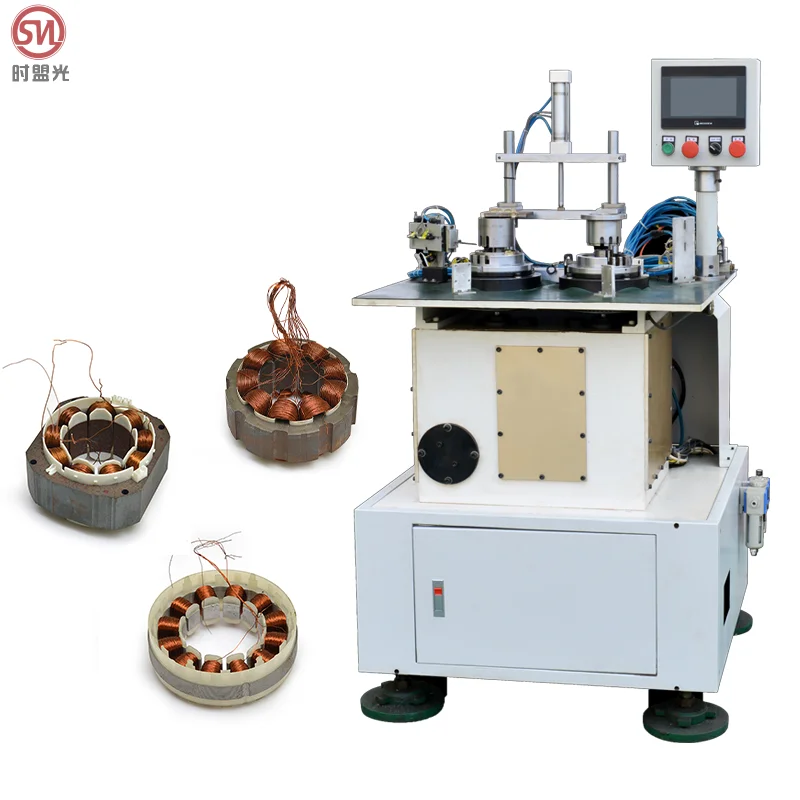 SMG hot sale Servo motor compressor Frequency conversion air conditioner Brushless motor 2 station stator winding machine