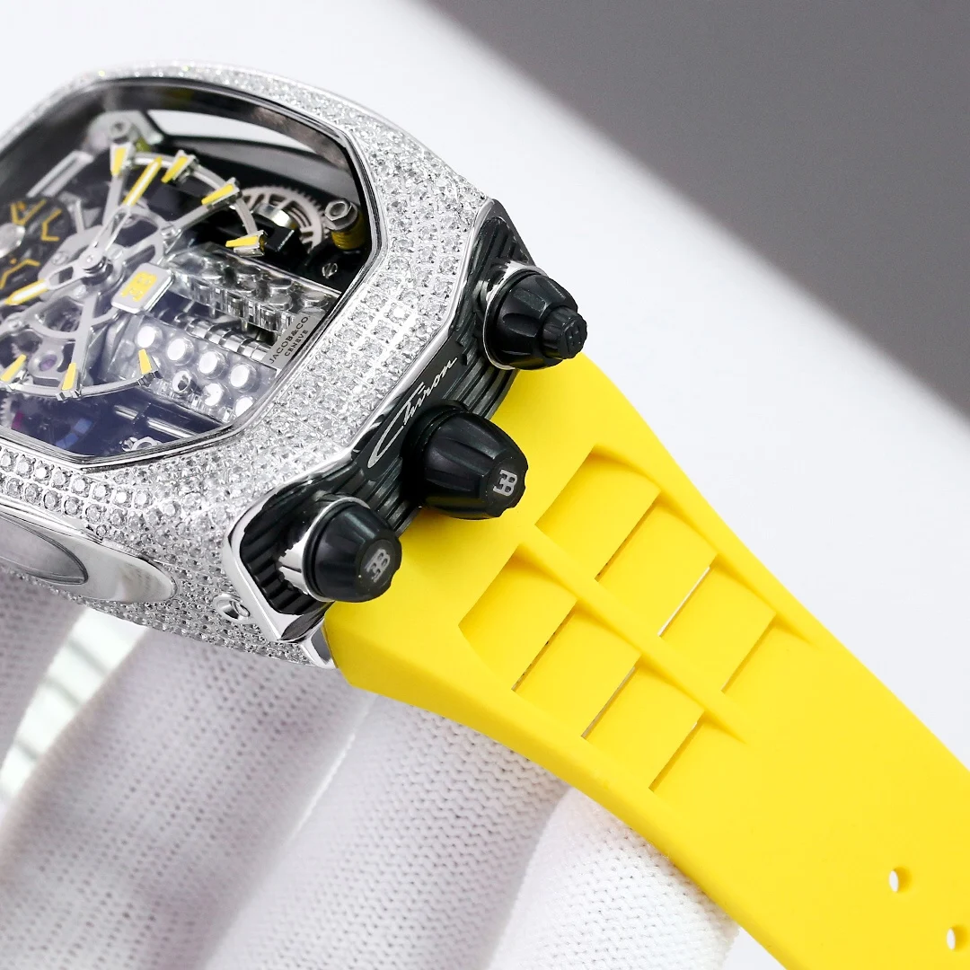 Mens watches luxury Brand GMT 54mm Automatic Watch 316L Steel Master V16 movement Mechanical Watches OEM Rectangle Wristwatches