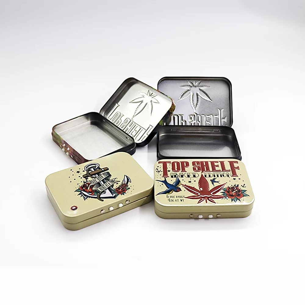 Hot Selling Metal Tin Cigarette Making Machine Cigarette Case DIY Cigarette rolling box