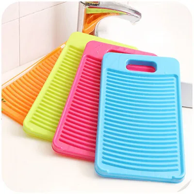 Plastic Thicken Antislip Washboard Washing Board Kids Shirts Clean