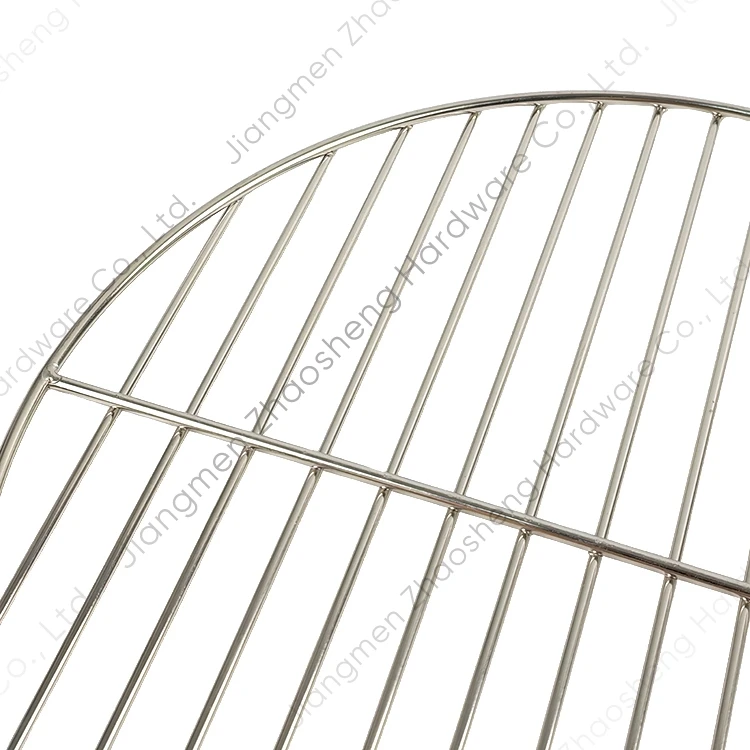 Custom Outdoor Camping Barbecue Rack Wire BBQ Grid Stainless Steel Round Cooking Grill Grate