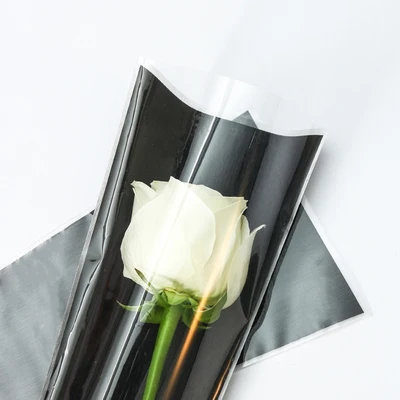 Cheap wholesale Korean wrapping flower paper waterproof pure color flower sleeve