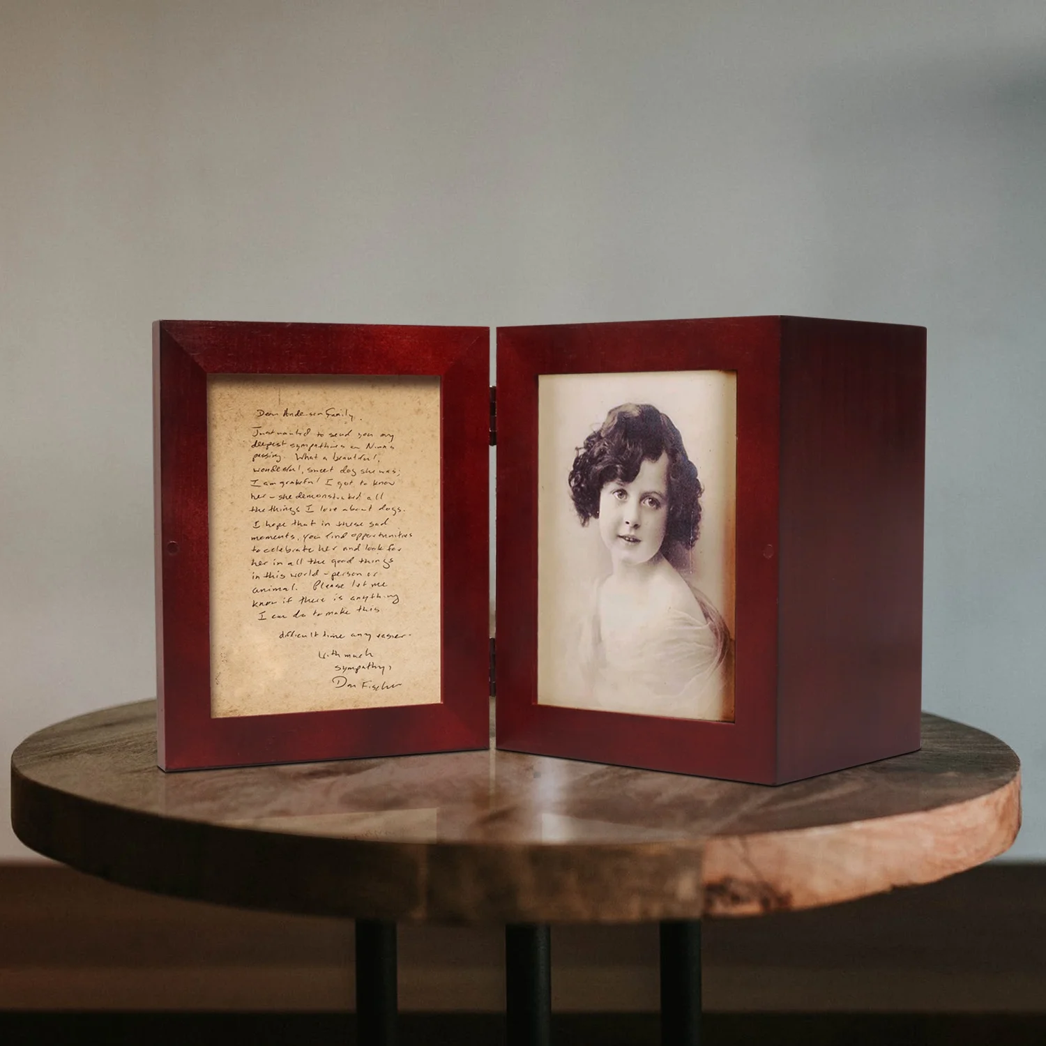 AMERICAN STYLE CREMATION PET URN FOR ADULT OR PETS- WOODEN URNS