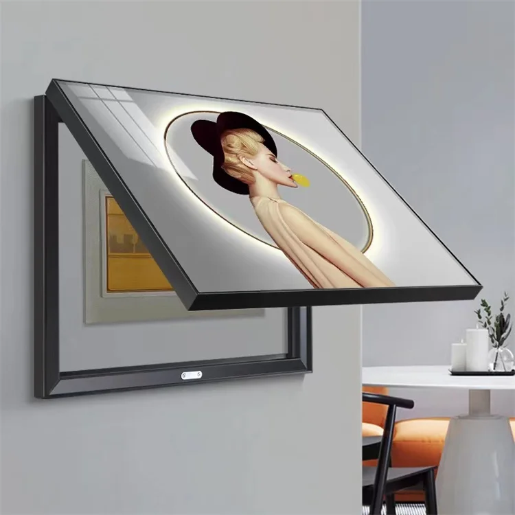 40*50 cm Electric Meter Box Decor Landscape Wall Art Decoration with PS Material Frame