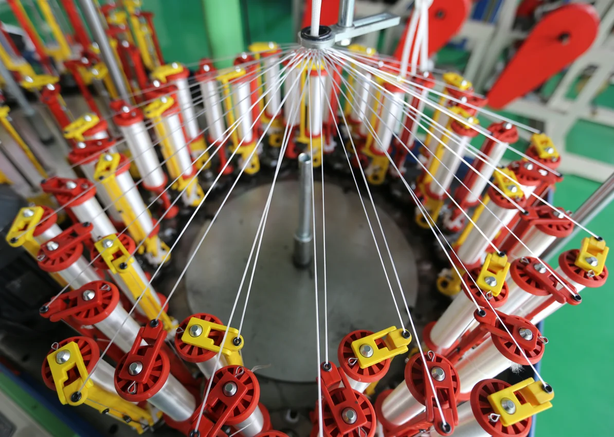 full automatic 330rpm speed pp rope nylon braided making machine