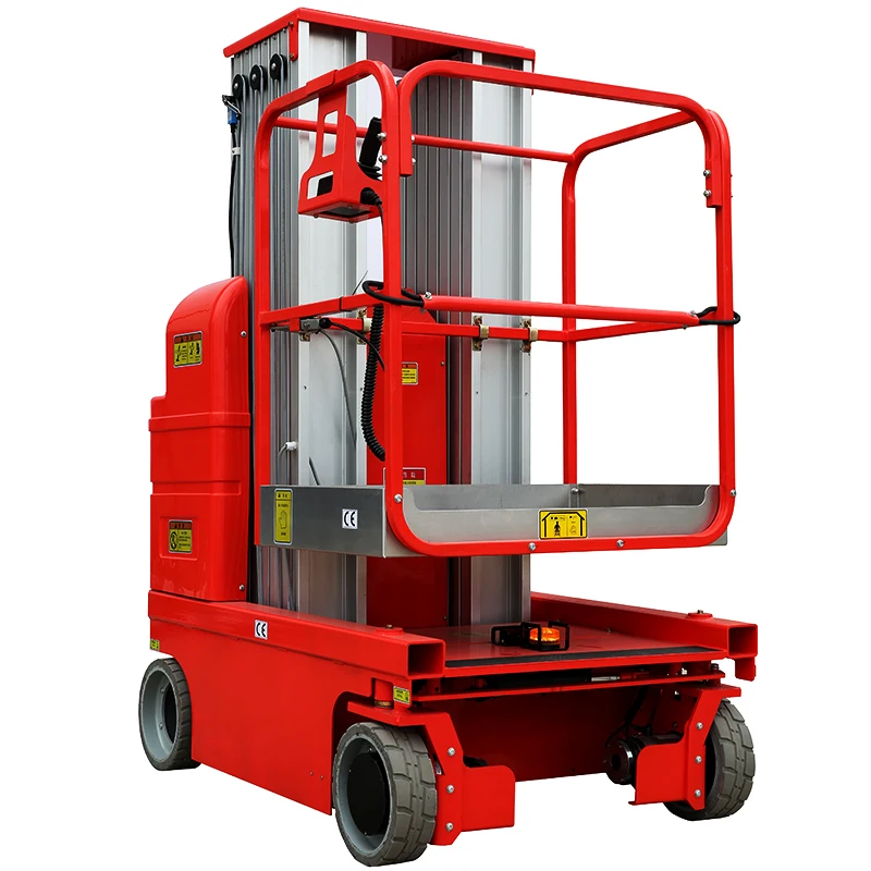 Self Propelled Hydraulic Mobile Man Lift Electric Telescoping Lift