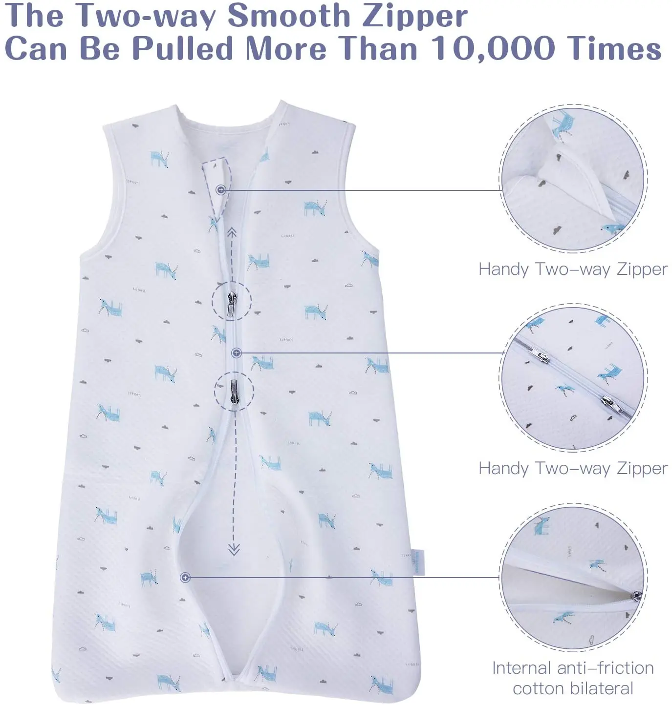 
E-commerce supplier restcloud baby sleep bag baby blanket swaddle sleeping bag mummy bags for baby decke 