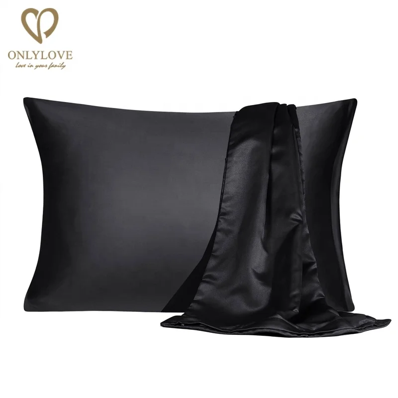 Factory outlet Ultra Soft and Smooth Silky Satin 100% Satin Silk Pillow Case