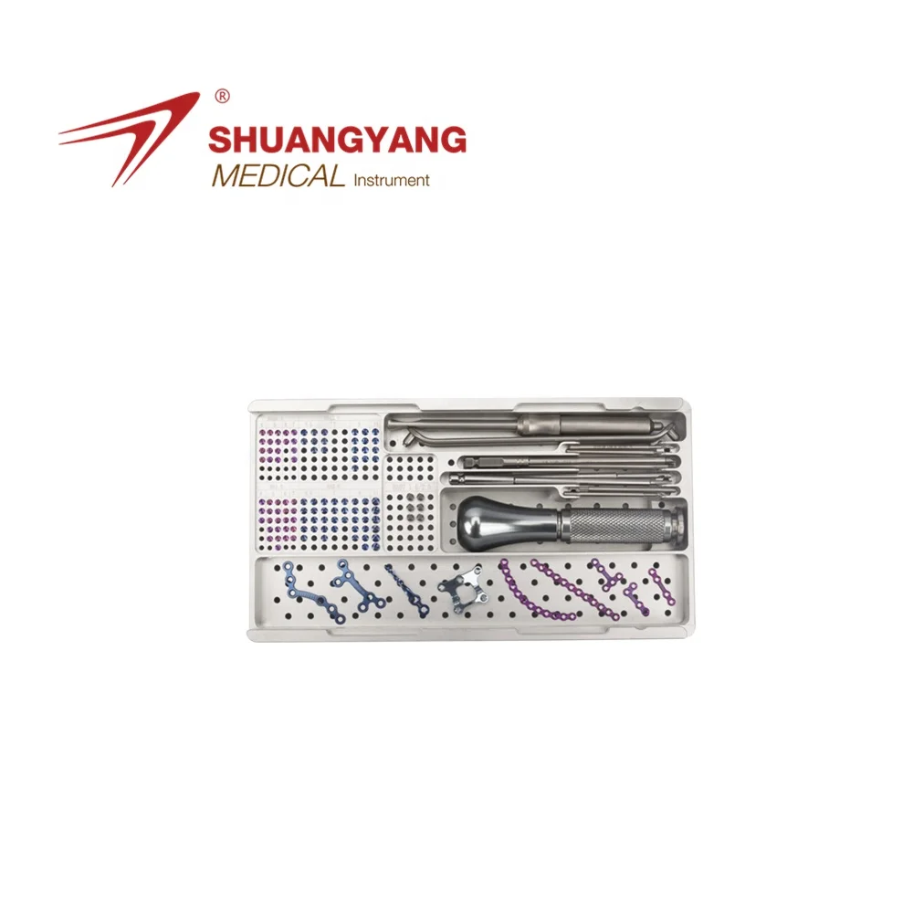 maxillofacial titanium locking mini arc plate of orthopedic implants and interventional materials