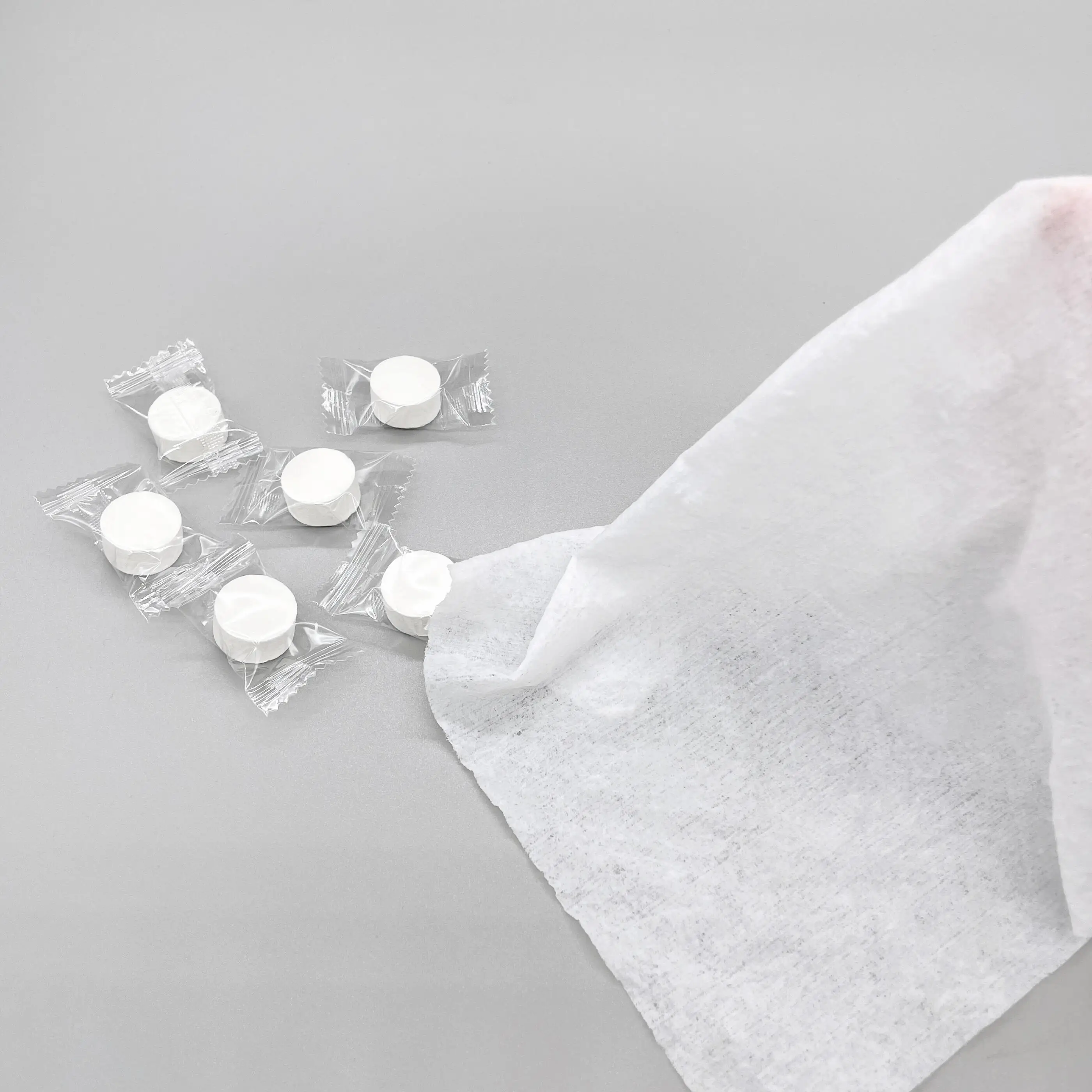 30 Pieces mini pocket tissue compressed towel tablets magic compressed towel tablets