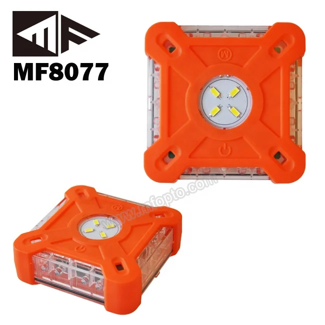 9 patterns Flare 16 LED + 4 SMD LED emergency safety magnet flashing night roadside warning lights Led road flare