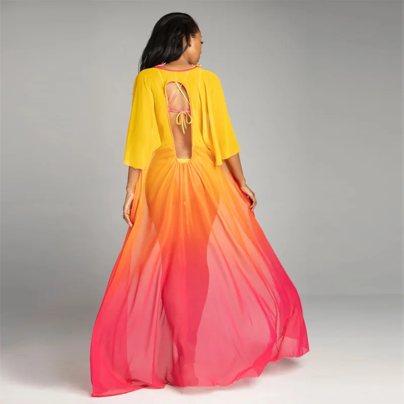 wholesalers womens 2022 Sexy Swimsuit Beachwear Bathing Suits Bikini Set 3 Pcs Swimwear Cover up