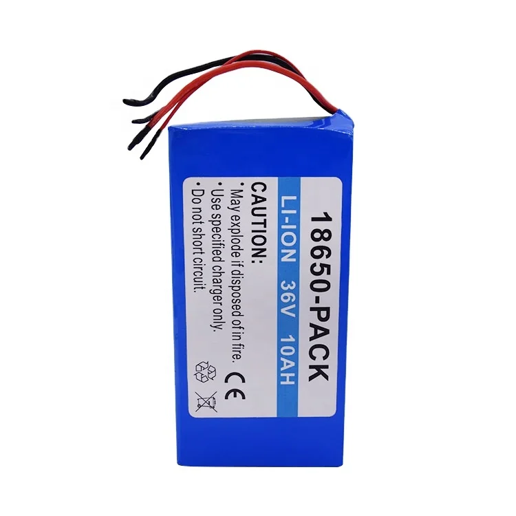 Индивидуальный литий-ионный аккумулятор 18650 36 в 10 Ач для электрического