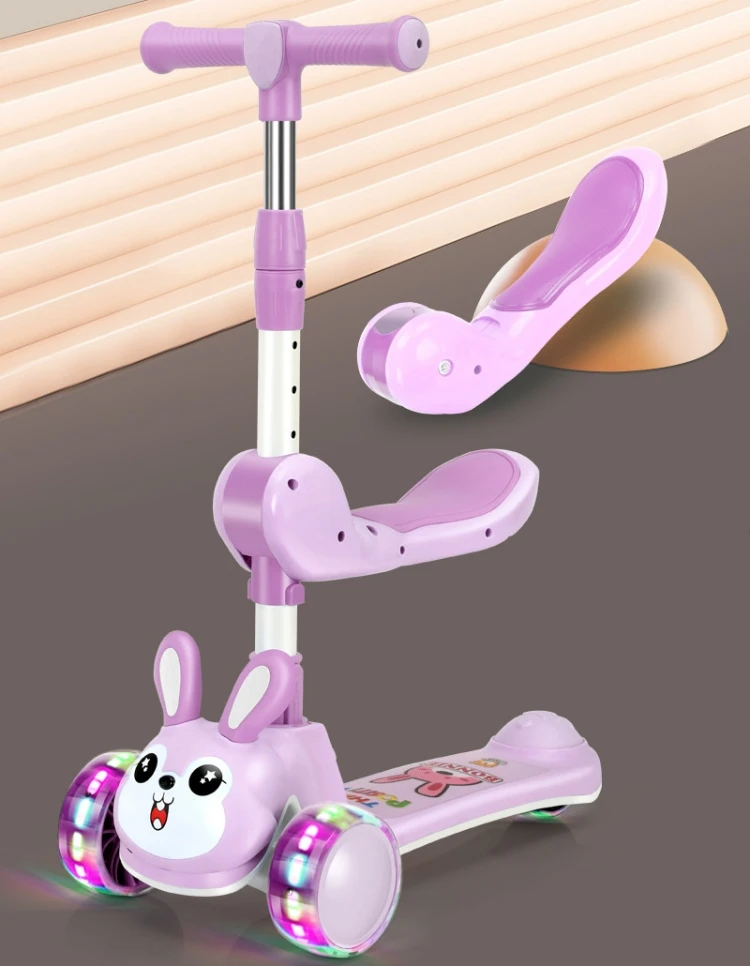 New models kids toys baby 3 wheels scooter 3 in 1 child scooter with foldable seat